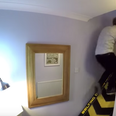 Inventor builds a giant treadmill on the stairs of his home