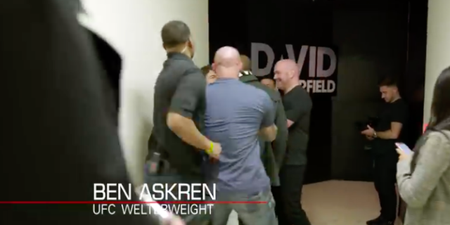 Footage surfaces of Kamaru Usman confronting Ben Askren at UFC 235 presser