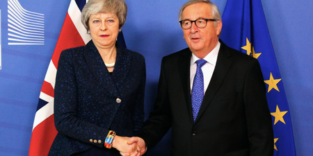 Jean-Claude Juncker tells Theresa May her Brexit deal is not open to renegotiation