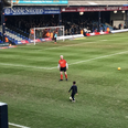 Luton Town let 60-year-old fan become a mascot