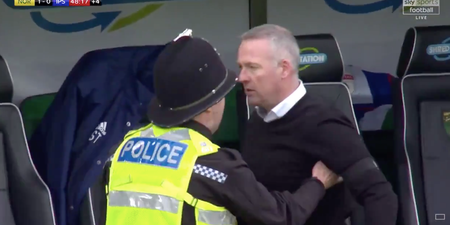 Paul Lambert incensed after being sent off in Old Farm derby