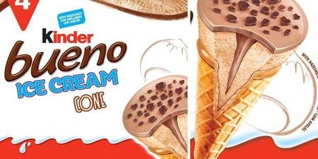 Kinder Bueno ice creams have finally arrived in the UK