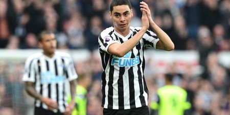 Newcastle fans delighted with Miguel Almiron’s man of the match performance
