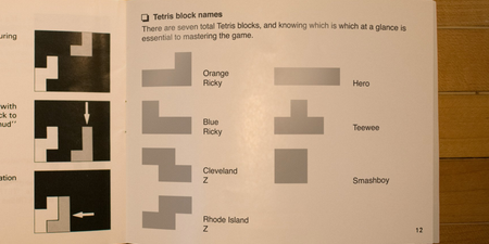 It turns out Tetris blocks actually have names and they’re incredibly weird