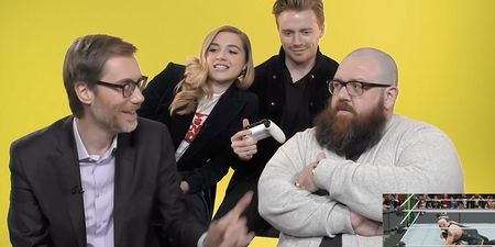 Nick Frost and Stephen Merchant do battle on WWE video games