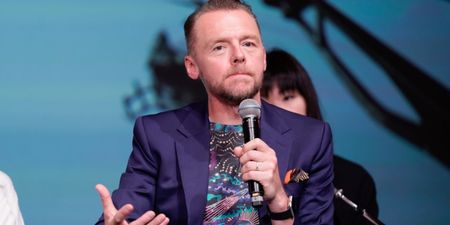 Simon Pegg has gotten incredibly ripped for a new film role