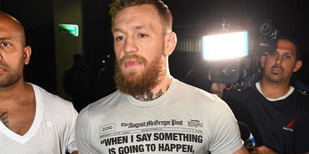 Conor McGregor speaks publicly for first time after release from jail