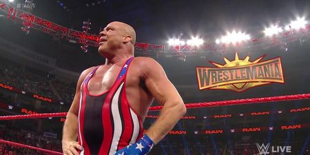 Kurt Angle has announced he will retire from wrestling at this year’s Wrestlemania