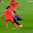 Luis Suarez nutmeg steals Lyon player’s soul without him even touching the ball