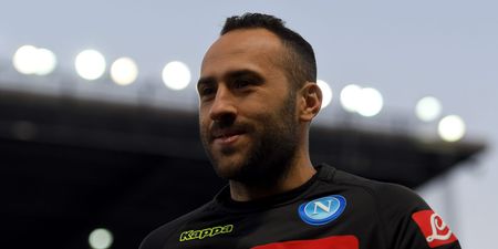 David Ospina collapses after head injury during Napoli game