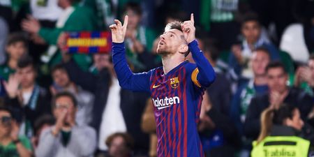 Lionel Messi gets standing ovation from Real Betis fans for stunning hat-trick