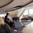 Norway cruise ship evacuated after rough seas send tables tumbling across deck