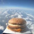 Big Mac launched into space lands at Colchester United training ground