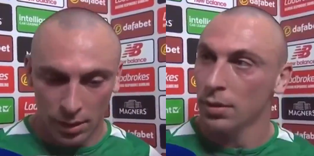 Celtic fans were left in hysterics at Scott Brown’s post-Old Firm interview