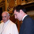 Pope Francis doesn’t think we should be calling Lionel Messi “God”