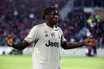 Moise Kean’s teammate says he is ’50-50′ to blame for racist abuse he received against Cagliari