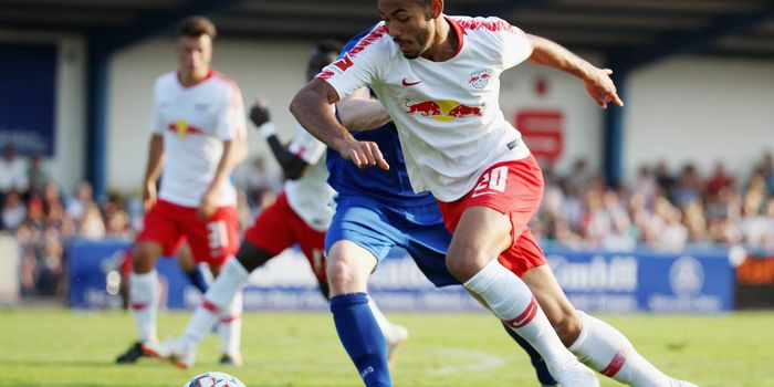 Matheus Cunha playing for RB Leipzig