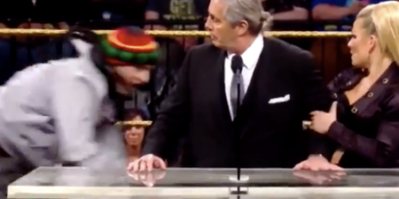 Bret Hart attacked by fan at WWE Hall of Fame ceremony