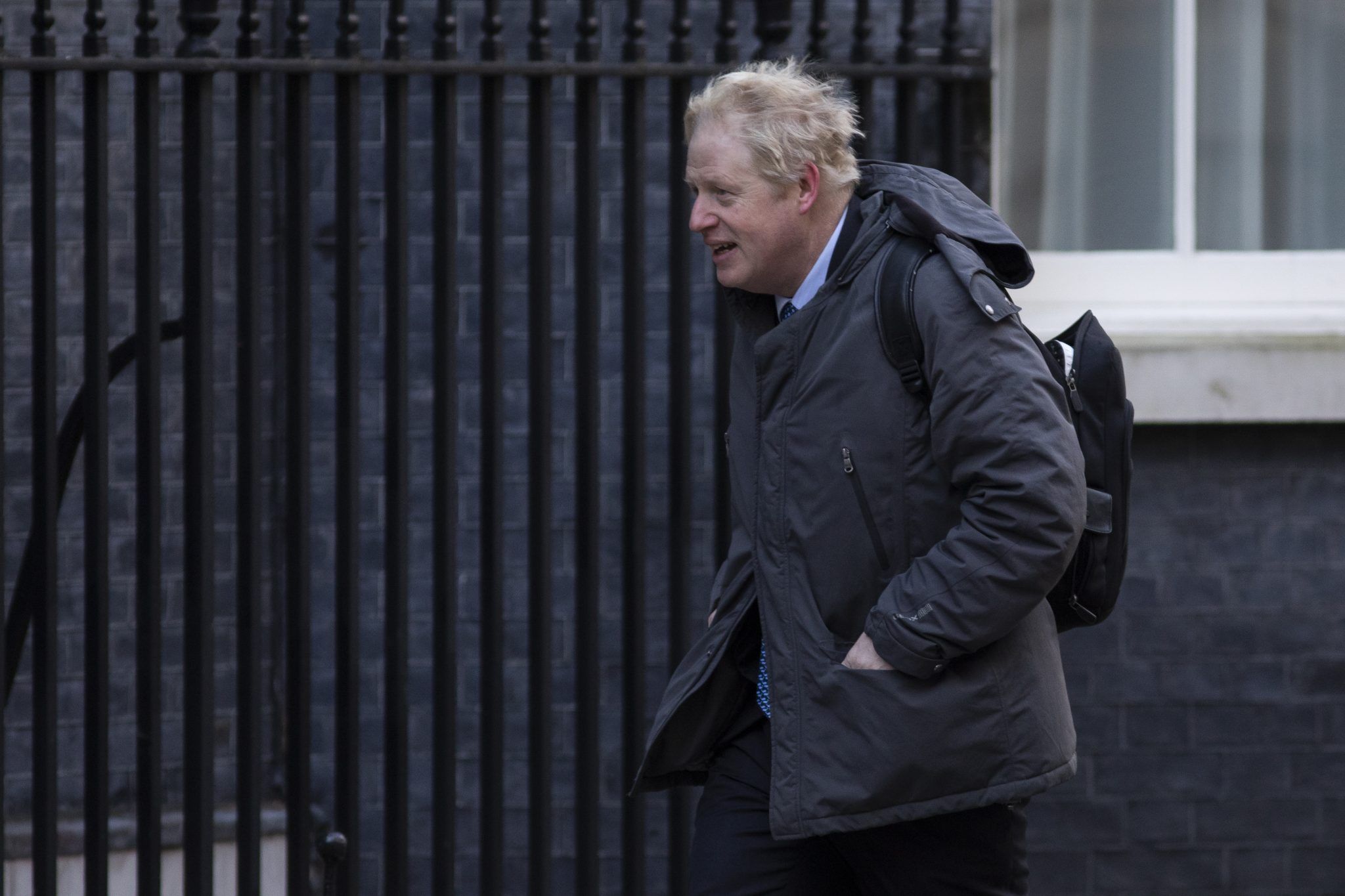 Boris Johnson on his way into Downing Street (Credit: Dan Kitwood)