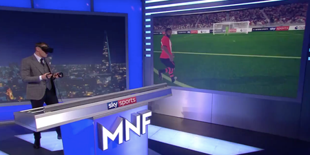 Jamie Carragher becomes Mo Salah to recreate one of the goals of the season