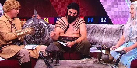 Australian pundits dress up as Game of Thrones to do post-match analysis, for some reason