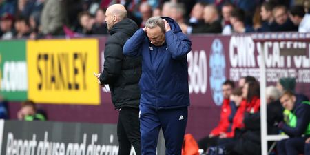 Neil Warnock fumes after Mike Dean reverses penalty decision in Burnley clash