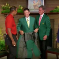 Patrick Reed is copping grief for how he presented Tiger Woods his green jacket