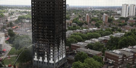 Man charged over video showing burning effigy of Grenfell Tower