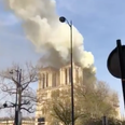 Notre Dame is on fire