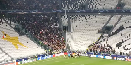 Ajax fans celebrate in Juventus’ Stadium after historic Champions League comeback