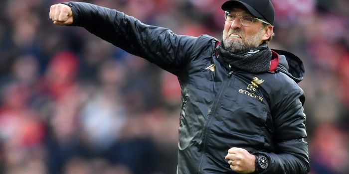 Jurgen Klopp celebrates a Liverpool win in the Champions League