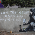 Suspected Banksy artwork discovered at Extinction Rebellion site in Marble Arch