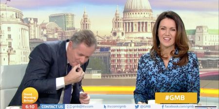 Grown man Piers Morgan spits Percy Pigs out live on air because they are vegetarian