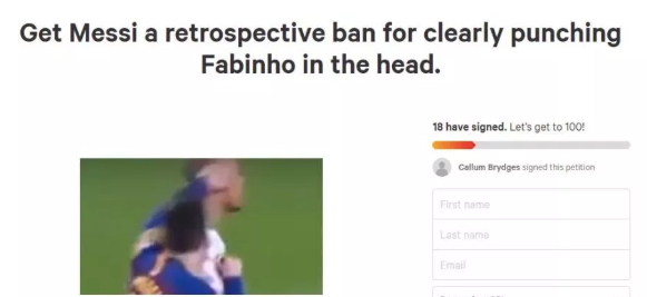 messi petition