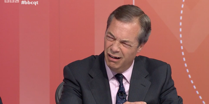 Nigel Farage on BBC Question Time