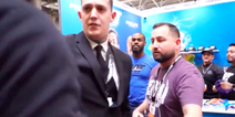 Jon Jones confronted by British heavyweight at health and fitness expo