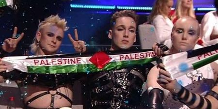 Israeli culture minister denounces Palestinian flags at Eurovision