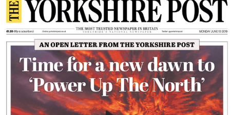 Thirty northern newspapers unite to call for ‘revolution’ to combat ‘regional inequalities’