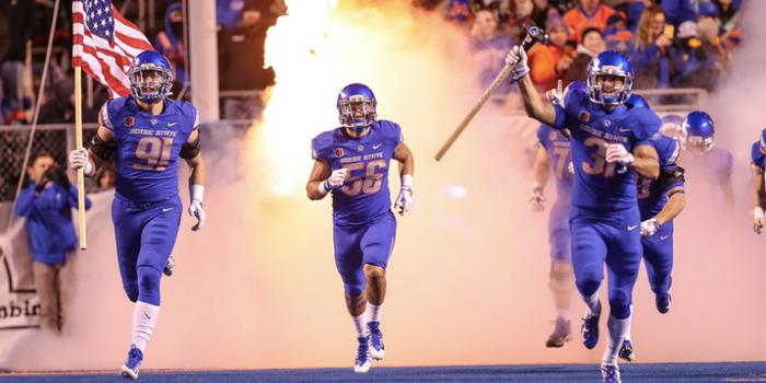 College football players Boise State