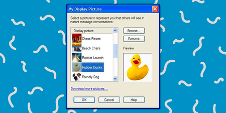 What your MSN Messenger profile picture said about you