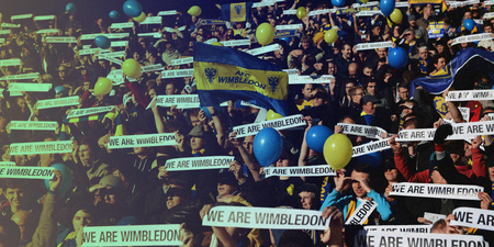 AFC Wimbledon’s homecoming offers hope to clubs threatened by extinction