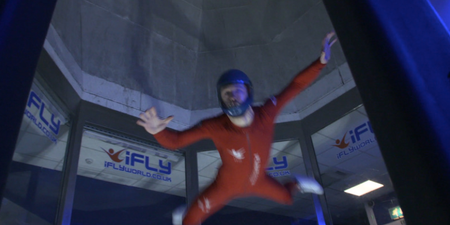 Learning how to skydive indoors at 150mph