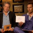 Hugh Grant and Matthew McConaughey guess British slang