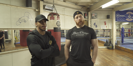 Can a WWE wrestler and boxing champion learn from each other?