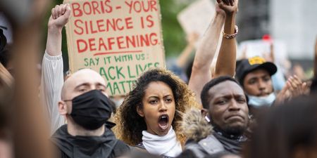Thousands march in London for Black Lives Matter
