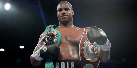 Heavyweight boxer Daniel Dubois is an absolute pro on gymnastic rings