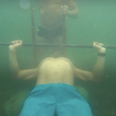 Russian man sets new ‘underwater bench press’ world record