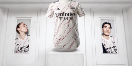Arsenal’s kit reveal features naked David Seaman and Kieran Tierney with a shopping bag