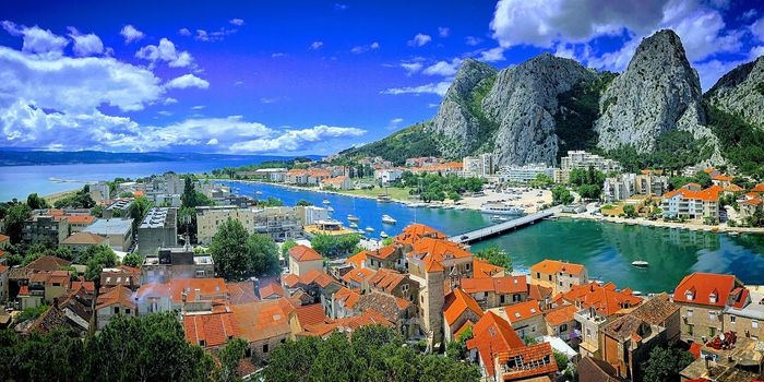 Picturesque landscape in Croatia