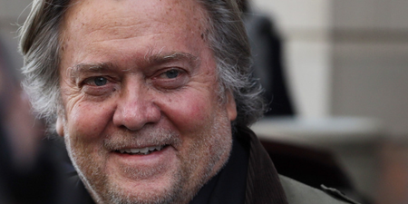 Trump’s former chief strategist Steve Bannon charged with fraud over Mexico wall bid